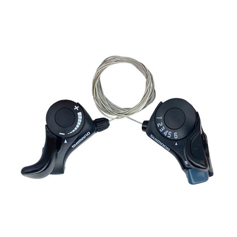 SHIMANO TX30 Mountain Bike Thumb Shifter Set, 6/7/18/21-Speed Compatible