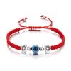 Adjustable Woven Evil Eye Lucky Charm Bracelet Fashion Hand Jewelry For Women