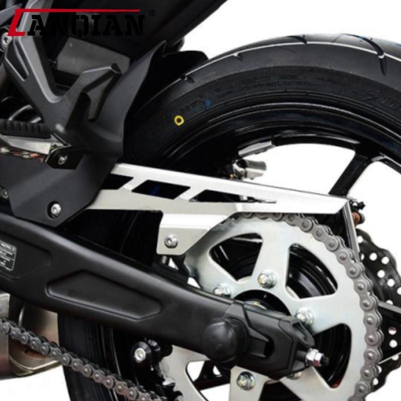 2022-2024 2025 For Kawasaki Z650RS Ninja650 Z650 ZX-6R Wheel Slide Sprocket Chain Guard Protector Ninja 650 KLX140R Accessories 