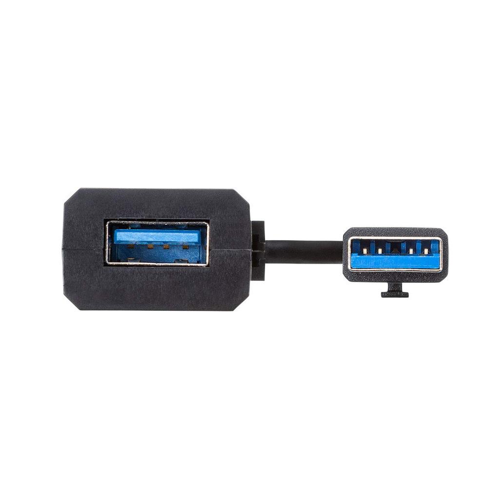 Sanwa Supply USB Gen 1 USB Combo 4 Bus 3.1 + 2.0 Hub, Ports, Powered, Black, USB-3H421BK