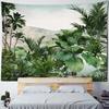 Vintage Banana Tree Tapestry Wall Haning Psychedelic Hippie Oil Painting Tapiz Tropical Plants Background Cloth Boho Decor