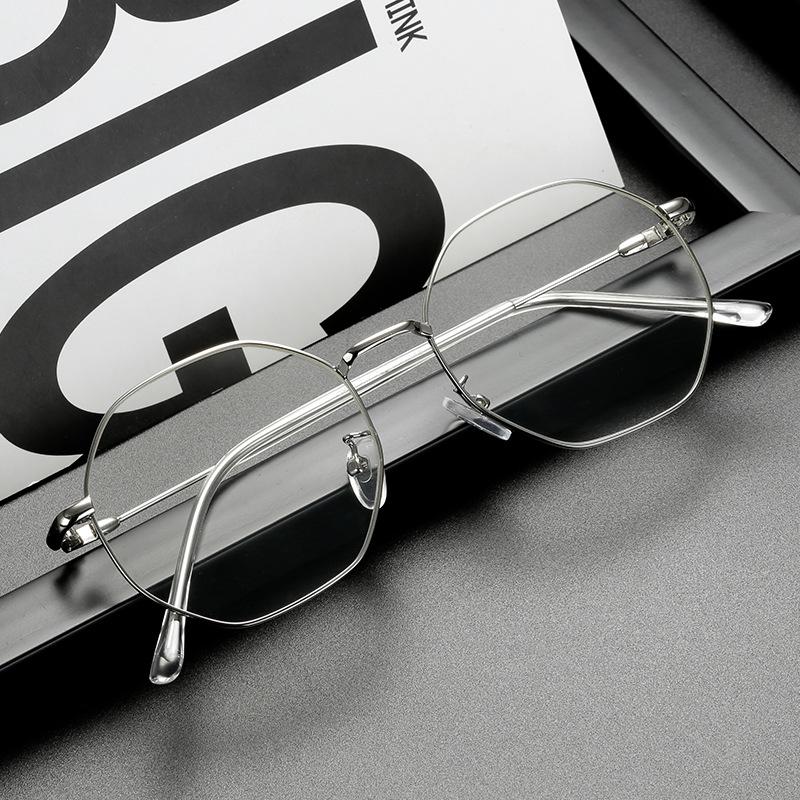 Ultra-Light Titanium Alloy Glasses Frame Myopia Reading Optical Prescription Myopia Hyperopia Glasses Blue Light Blocking Lens