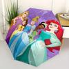 1pc Disney Princess Folding Umbrella, Automatic Folding. It Has Eight Sturdy Ribs, Making It Convenient for Outdoor Use Yy0729003