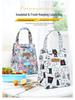 Japanese Fashion Insulated Bento Lunch Bag - Portable and Stylish for Students