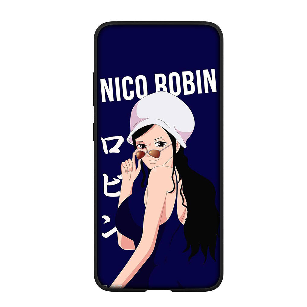 For Samsung Galaxy S25 S24 S23 iPhone 17 16 15 Xiaomi Redmi Note 14 13 12 Plus Pro Max XR A37 Phone Case Lovely Nico Robin One Piece Luffy OPPO Huawei