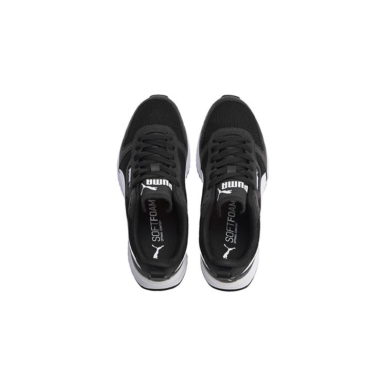 Puma R78 Jr Black White Kids Sneakers 373616-01