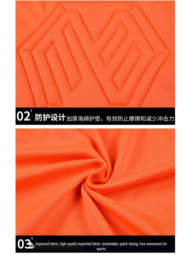 Anti-collision Goalkeeper Training Set: Long Sleeve Football Uniform for Adults and Children