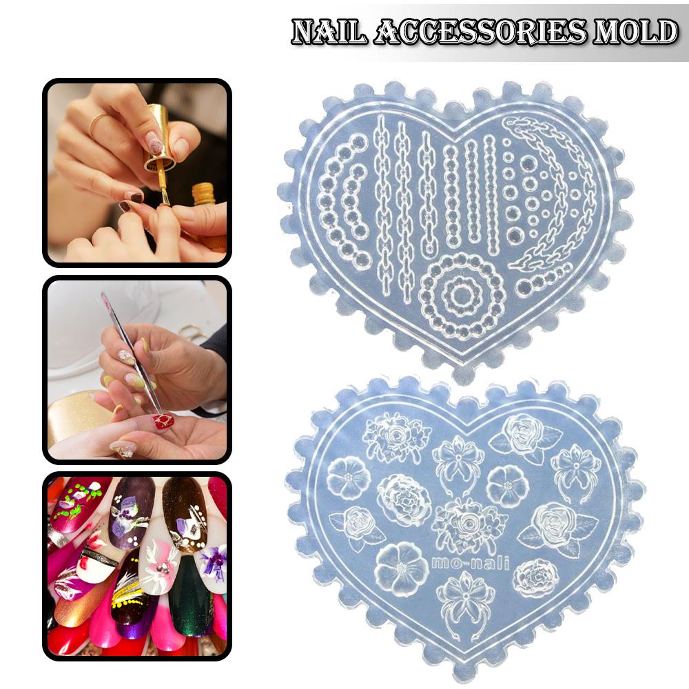 

Kell 3D нейл-арт силиконовая форма для тиснения штамповщик резьба своими руками акриловый УФ-гель наконечники инструмент