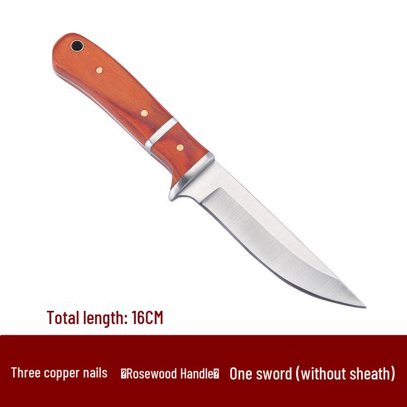 Mongolian Hand-Pulled Meat Knife Set: Includes Steak, Fruit, and Barbecue Knives.
