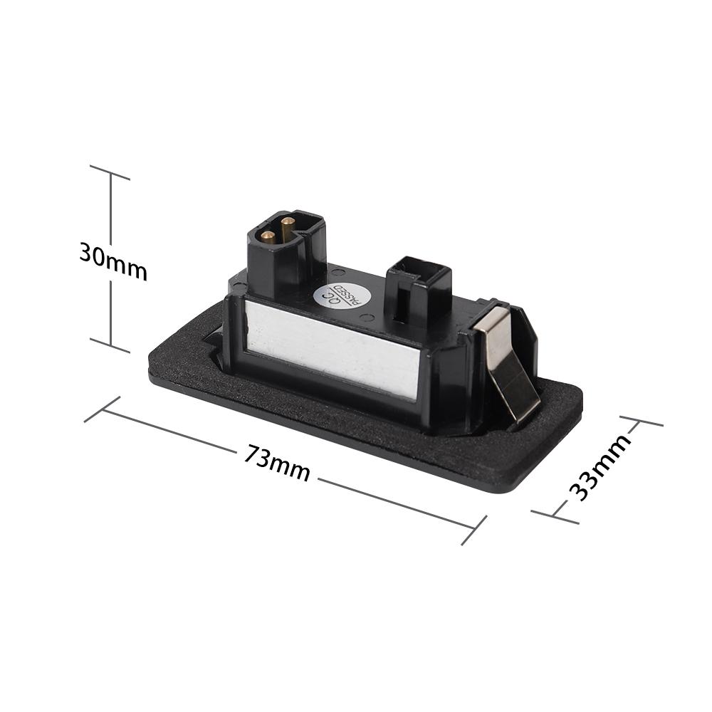 Kyapx5 Exterior Accessories Error Free LED Car License Plate Light Bulbs For BMW F30 E92 E93 E46 E39 F10 E60 E61 E82 E88 E90 E91 X3 F25