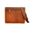 Echte Vintage Braune Neue Leder Messenger Schulter Laptoptasche Aktentasche Herren