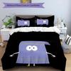 3pcs Towelie pattern bedding set duvet cover set includes duvet cover &pillowcases, perfect all season bedroom decoration & gift