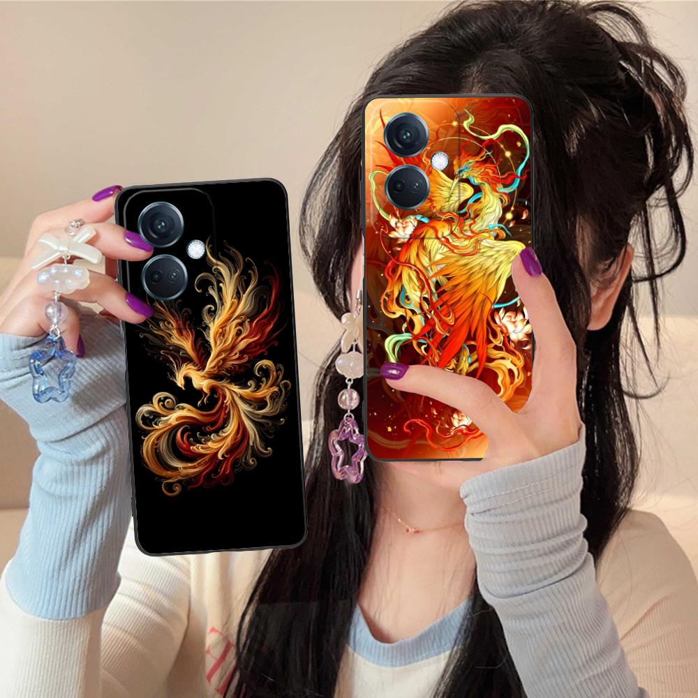 Luxury Phoenix Mobile Cell Phone Case for OPPO Find X9 X8 X7 X6 X5 X3 X2 Plus s Pro Ultra Lite Colorful Printing Cover Pretty