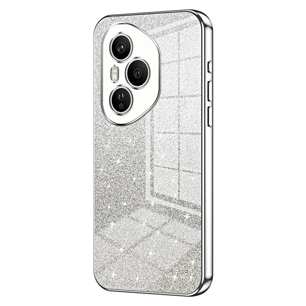 For Honor 400 Pro 5G (Global) Etui Elektroplettert Gradient Glitter TPU Telefondeksel