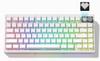Womier Wireless Gaming Connection 8000mAh Mechanical Gasket PBT Volume Control Million Color RGB LED Compatible Keyboard, 3-Way (BT5.0/2.4G/Wired),
