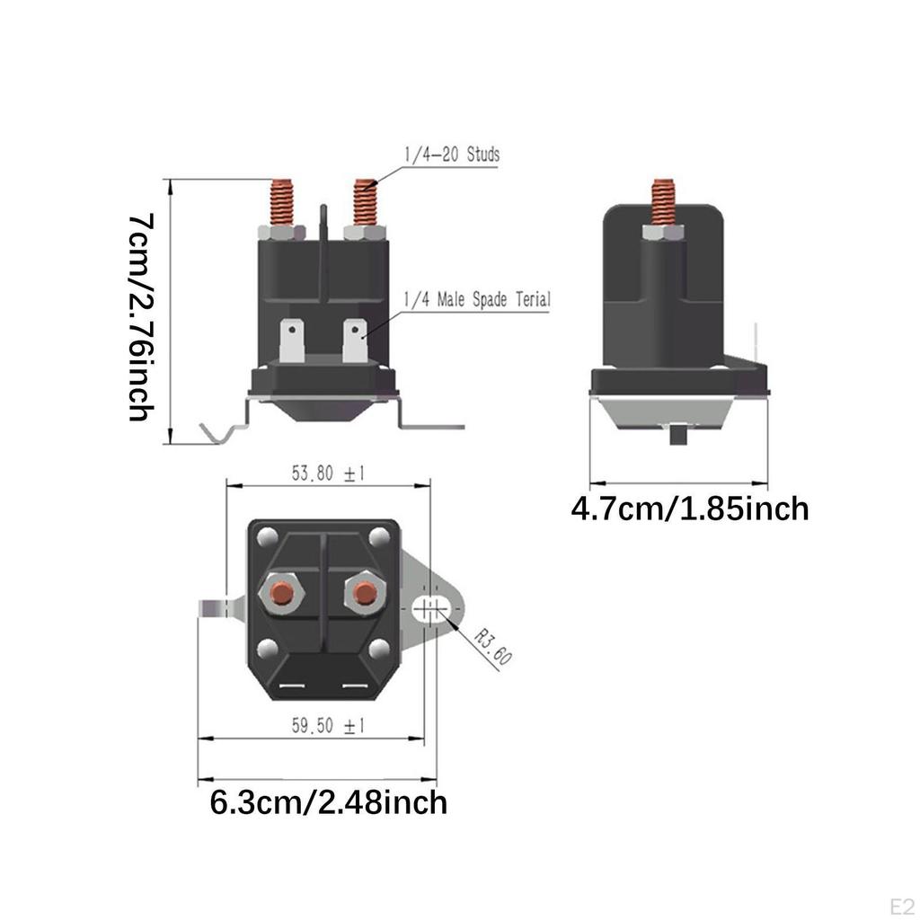 Mower Starter Solenoid, Replacement, Accessories, Stable Garden,Yard Gardening,Part Lawn Tractor