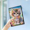 50-Page A5 Size Flower Animal Diamond Painting Diary Book Rhinestone Art Painting Notebook Kit for Birthdays Or Christmas Gifts