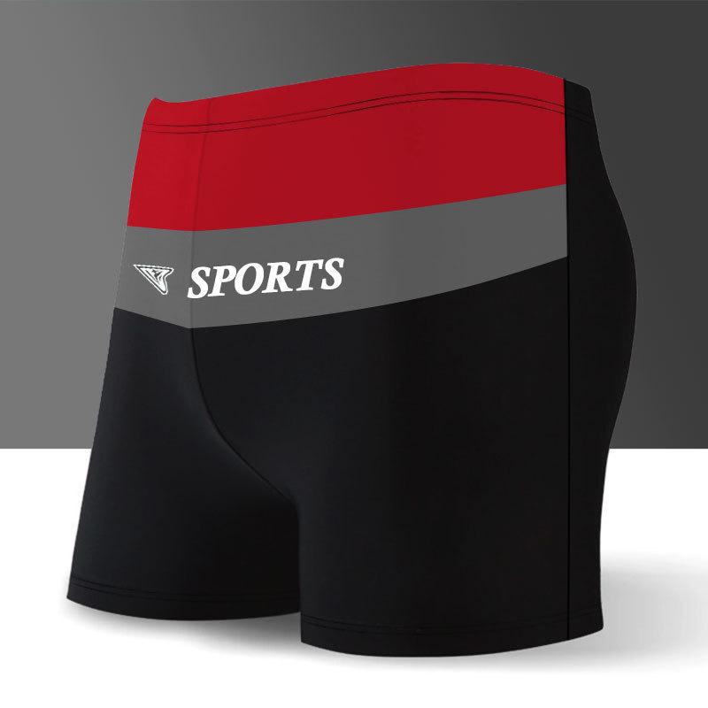 Trunchi de baie din nailon cu uscare rapidă pentru bărbați - Boxer simplu la modă pentru izvoare termale și parcuri acvatice