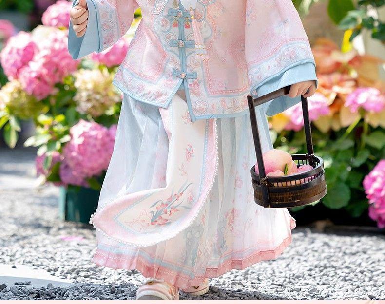 2026 Neues Hanfu-Set für Frühling/Herbst: Mädchen-Mamian-Rock im Feenstil