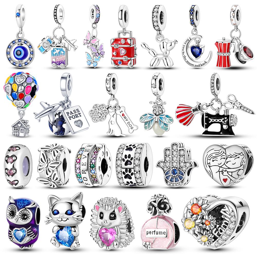 copper Plated Charm Bead Charms Bead Charms Compatible With Authentic Bracelets Making Ideal For Women Fashion Pendant Jewellery Gift