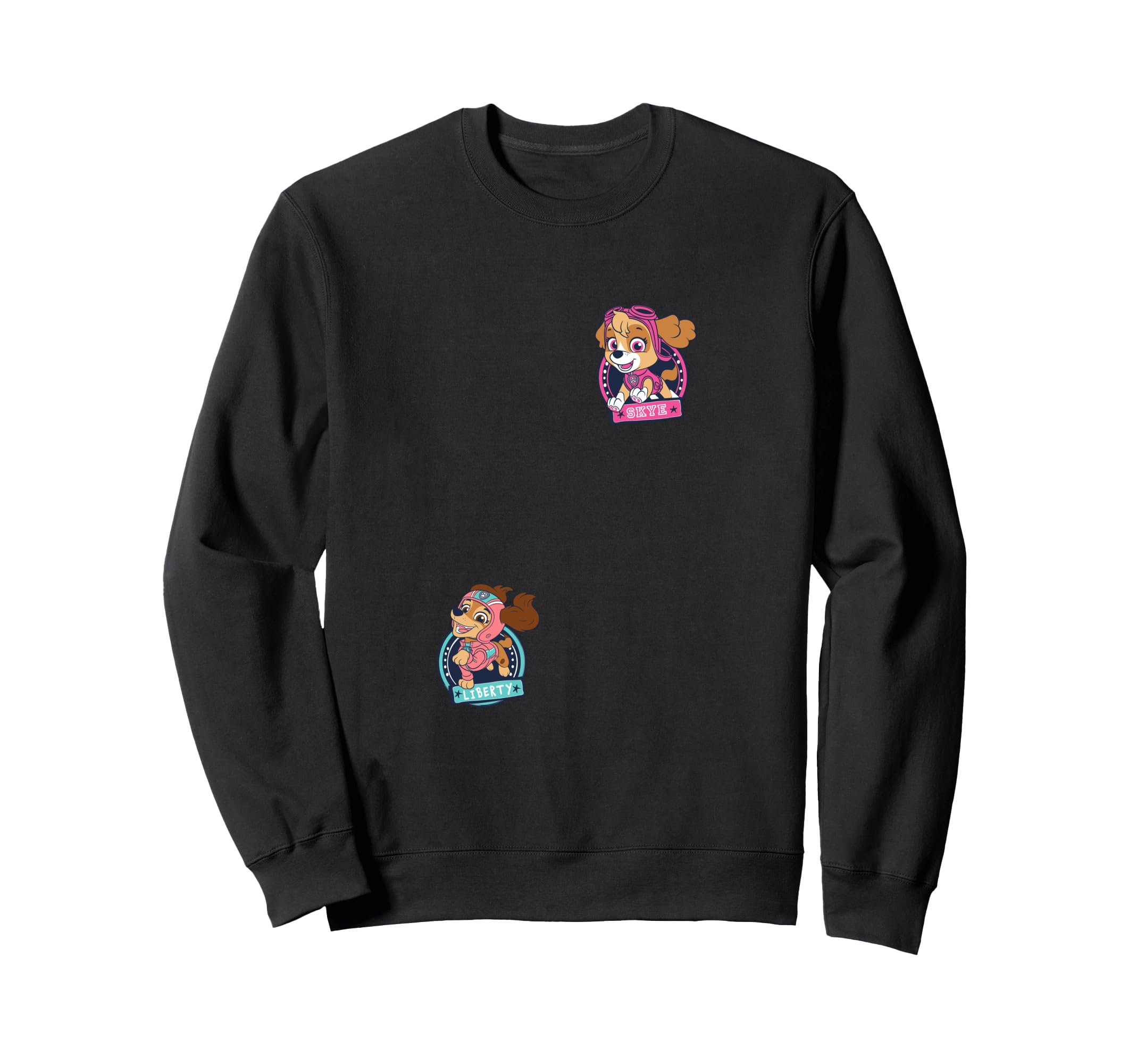 

Свитшот с иконками значков Двойная звезда Щенячий патруль Скай Либерти