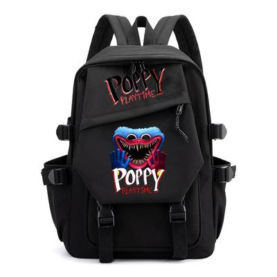 Poppy Waterproof Women's Backpack Girl Schoolbag Large Capacity Travel Leisure Shoulder Bag