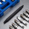 Automotive Broken Bolt Removal Kit Hex Shank Thread Tap Extractor Set Used for Removing Stuck Or Damaged Spark Plugs