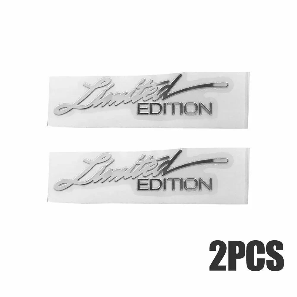 

2* Universal Car Stickers Silver Limited Edition Logo Badge Badge Metal Sticker Decal Car Accessories China Mainland