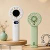 USB Rechargeable Portable Handheld Fan with LED Display Highspeed Cooling Fan  Summer Use
