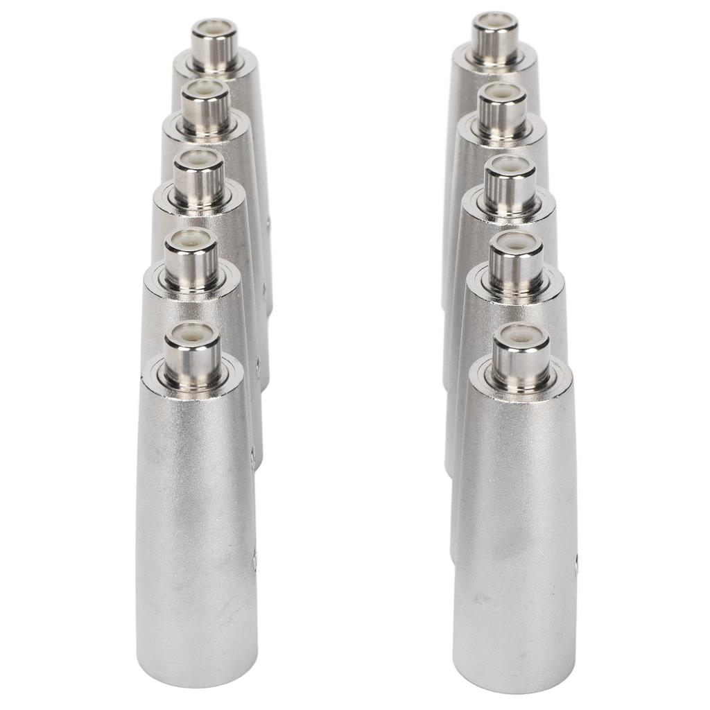 Adapter RCA na XLR Żeński na Męski Redukcja Szumów Metalowy Złączka Mikrofonowa do Wzmacniacza Sprzęt Nagrywający