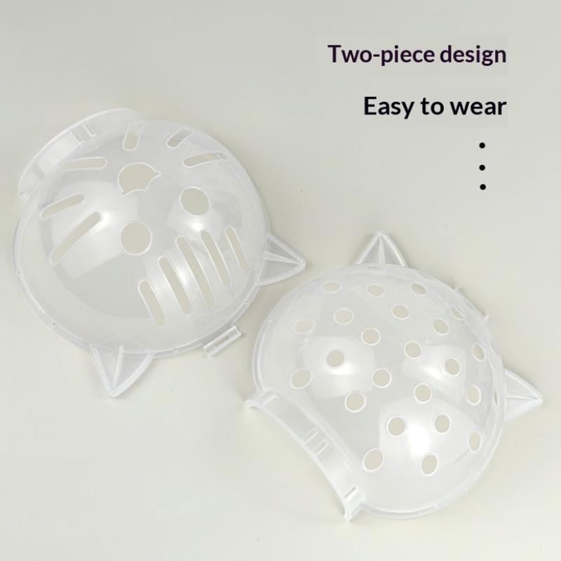 Transparant Ademend Katten Bubble Snuit & Gezichtskap - Voor Baden, Nagels Knippen, Verharen, Bijtpreventie, Gedragstraining