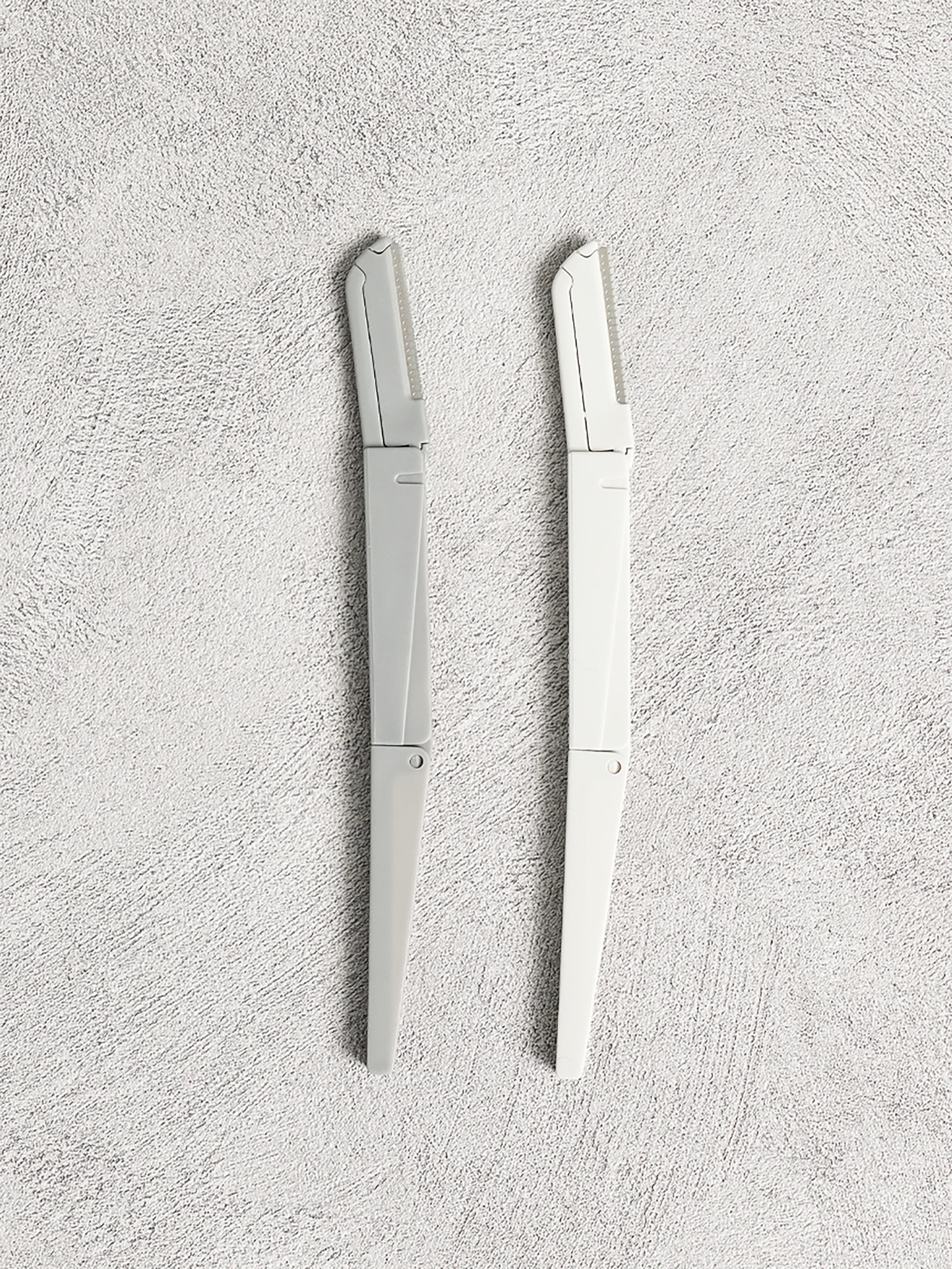 Foldable Eyebrow Razor Set (2-Pack) 1ea