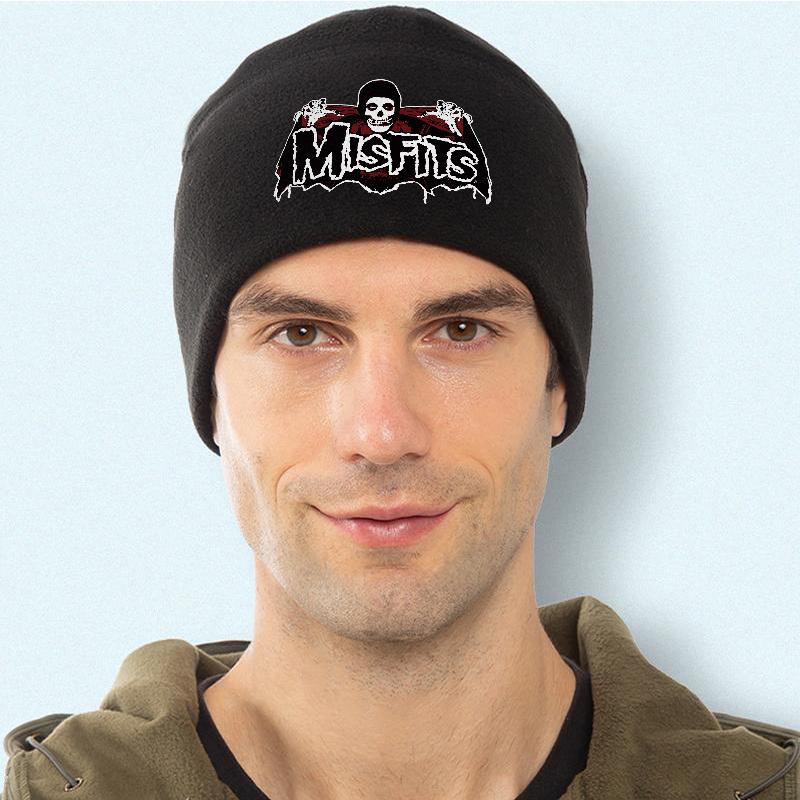 Skull face hands vampire cape logo Unisex Women Unisex Beanie Pullover Cap Winter Thermal Hat Warm Christmas Outdoor Cycling Hiking