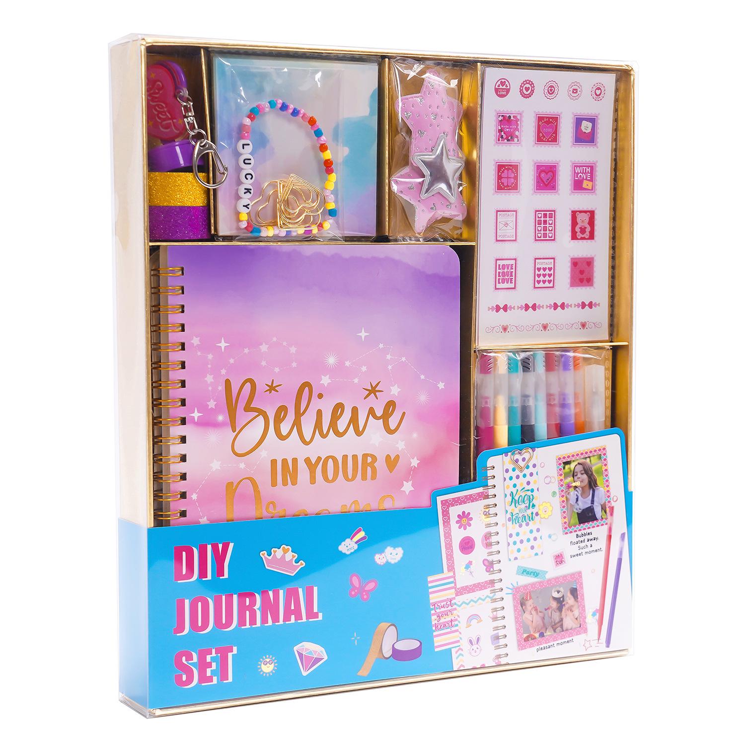 Набор для DIY-журнала для девочек-подростков: Подарок на День Рождения Набор наклеек для скрапбукинга Набор для дневника