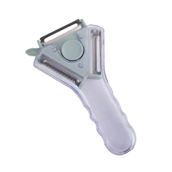 Vegetable Peeler Stainless Steel Blade Potato Shredder Tool with Ergonomic Handle Easy Switch