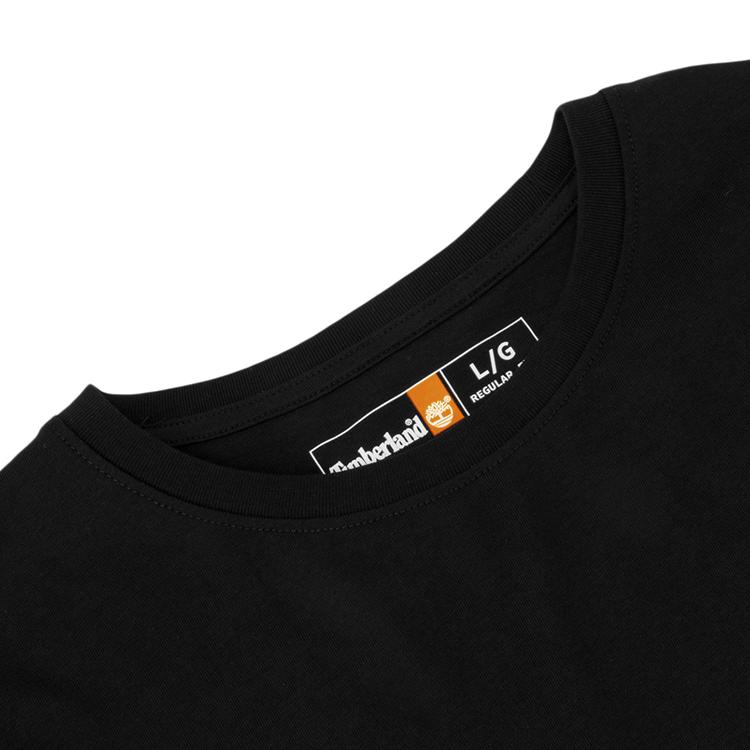 Timberland Short Sleeve Outdoor Breathable Loose T-Shirt Men Tops Black Road-Color A6DKUX65