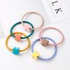 Cute Rubber Bands Lucky-leaves Hair Band for Girls Women Colorful Headband Elastic Korean Hair Accessories Gum Ponytail Holder