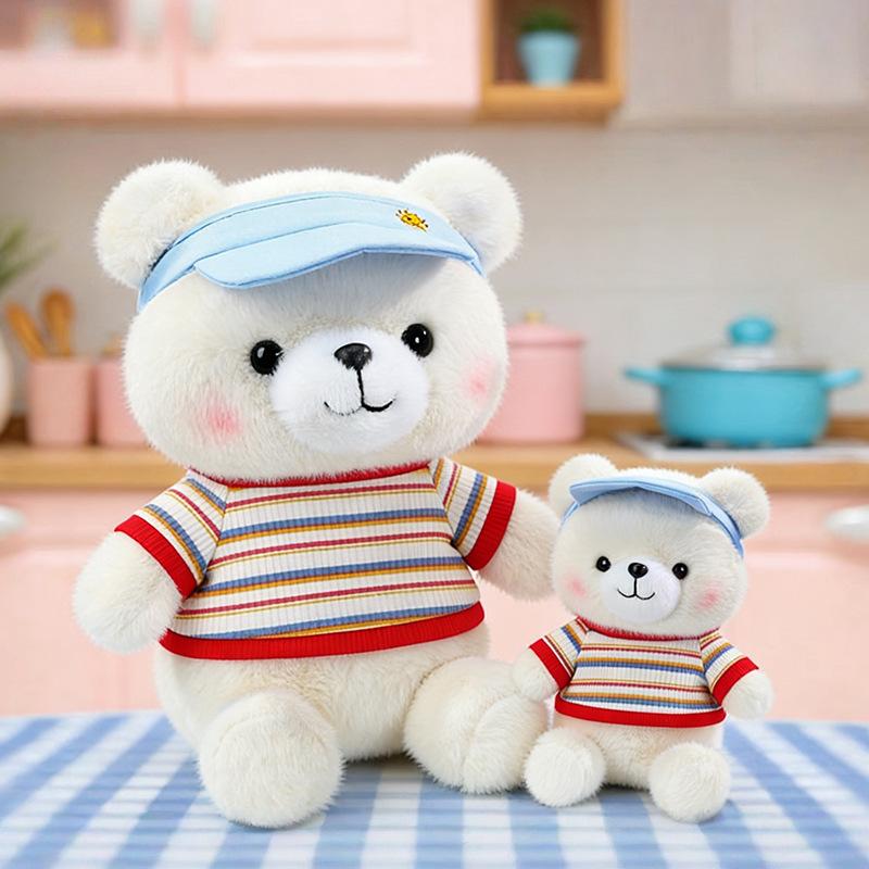 Nuova Bambola Maglione Carino Cappello Bambola Orso Giocattolo Peluche per Bambini Bambola Orsetto