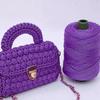 Summer Crochet Yarn Ice Rope 3mm Thread for Hand Knitting Bag Sun Hats Shoes Woven DIY Hook Cushion Silk Medium Thick about 200m