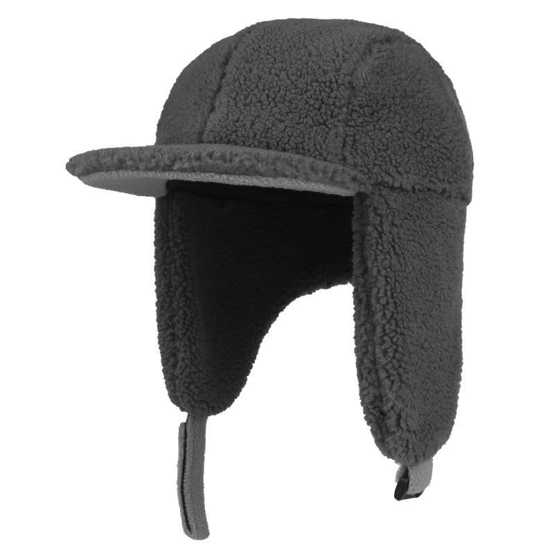 

Детские шапки Осень и зима Шапки для девочек Шапки для мальчиков Флисовые утепленные теплые с защитой ушей Кепки с козырьком Защита лица Ветрозащитные шапки S чёрный