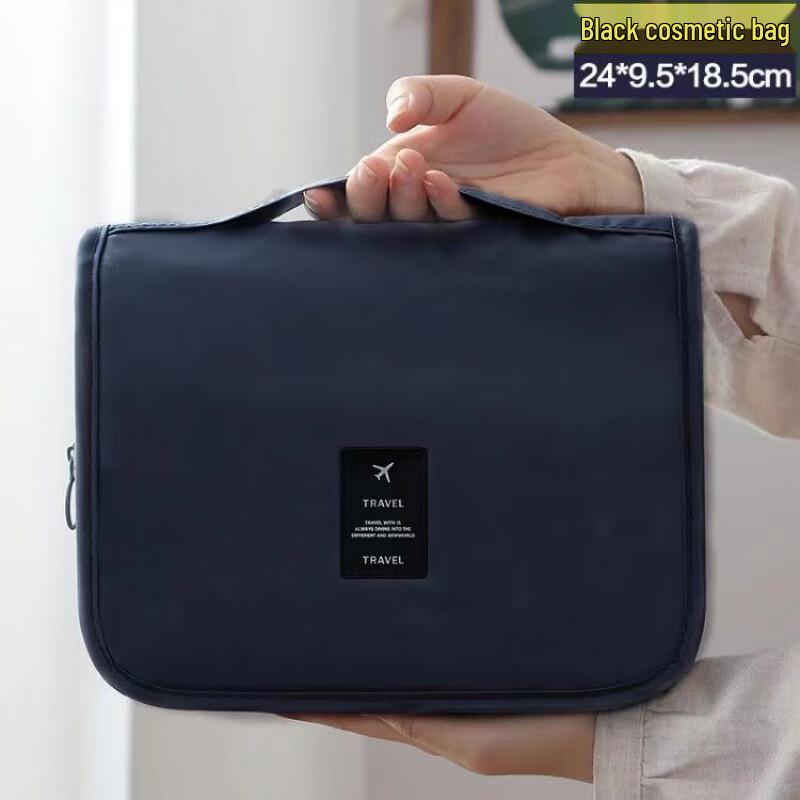 

Portable Travel Makeup Organizer Bag with Hook