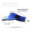 Sport Visor Breathable Mesh Empty Top Cap Sun Protection Sweat Absorb Running Tennis Cap Lightweight Foldable Hat