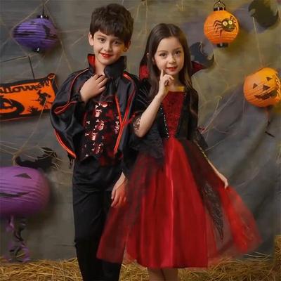 Kids' Witch Costume for Halloween - Fairy Princess & Vampire Dress