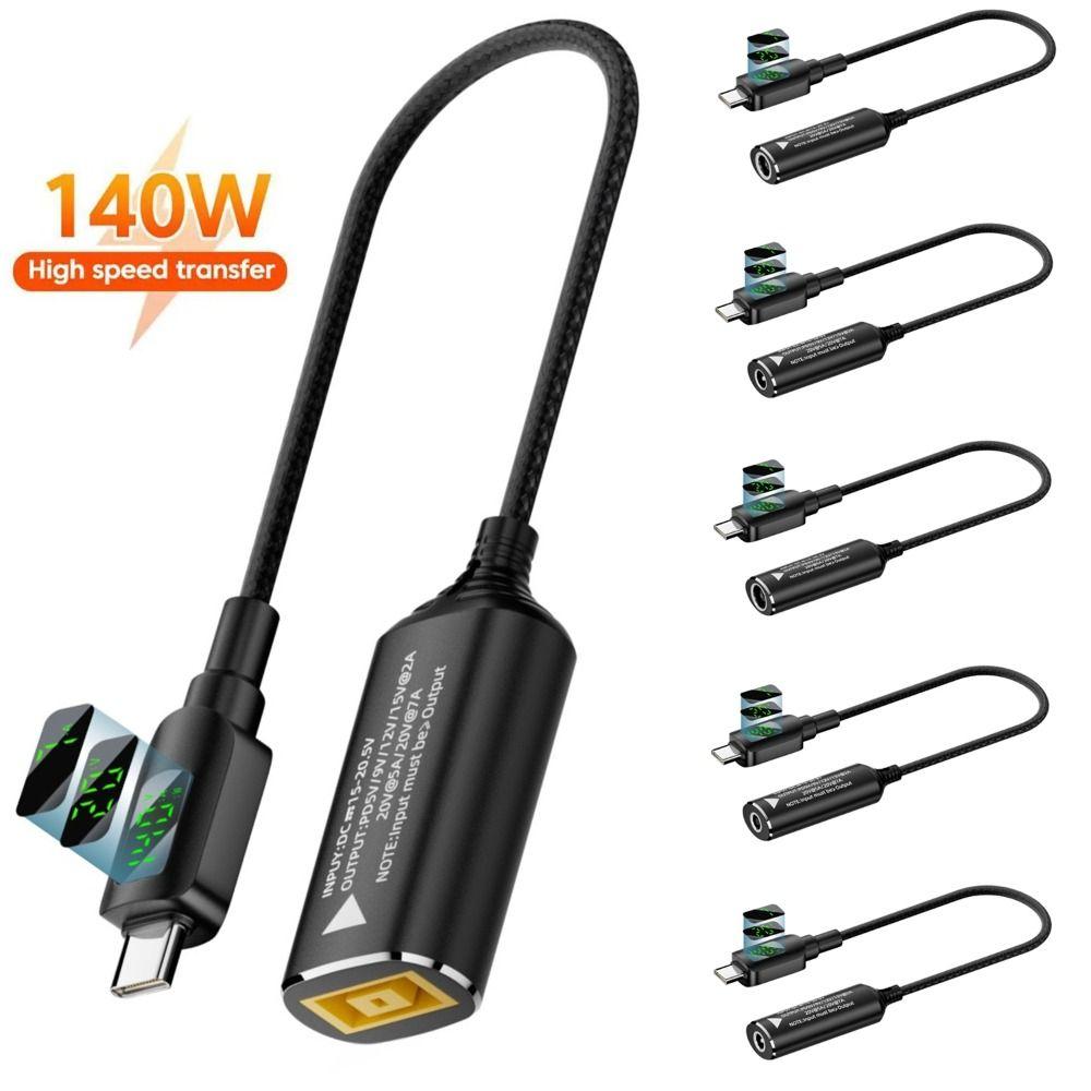 USB-C Output Charging Cable Adapter Digital Display Power Meter Tester  for Laptop/Tablet/Phone