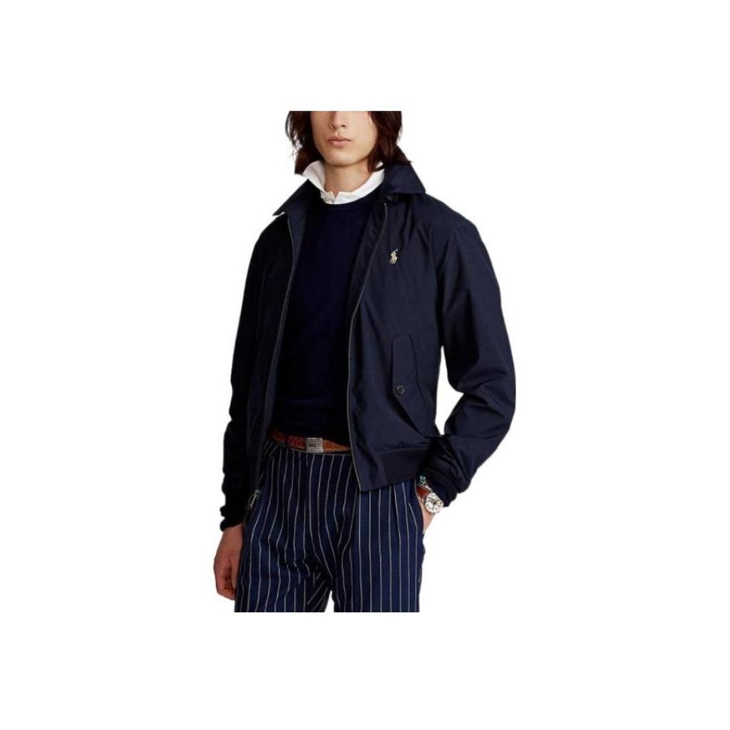 Polo Ralph Lauren Solid Logo Embroidered Jacket Men Jackets Navy-Blue 710832229-001