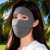 Drinkable Water Design Full-face Sunscreen Mask Breathable Ice Silk Face Protection  Golf