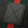 Used 9539 GG Canvas Tote 189669 7924 A4 Cotton Calfskin Web Stripe Green Red Logo Embossed Black Unisex from Japan