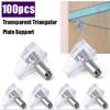 100pcs Transparent Shelf Studs Pegs Plastic Laminate Support Cabinet Wardrobe Shelves Glass Plate Support Furniture Hardware