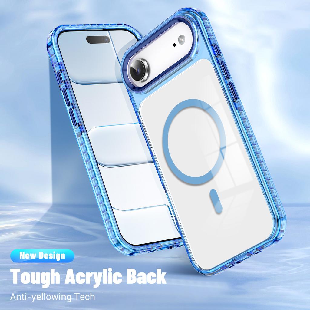 Airbag for IPhone17Air Anti-fall Phone Case 16 Anti-yellow Transparent 15pro Anti-collision 14 Protective Cover
