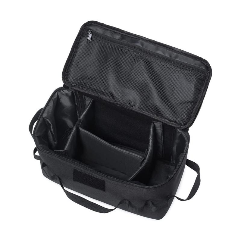 Portable Outdoor Organizer Bag with Compartments and Foldable Feature for Efficient Camping Equipment Management Picnics